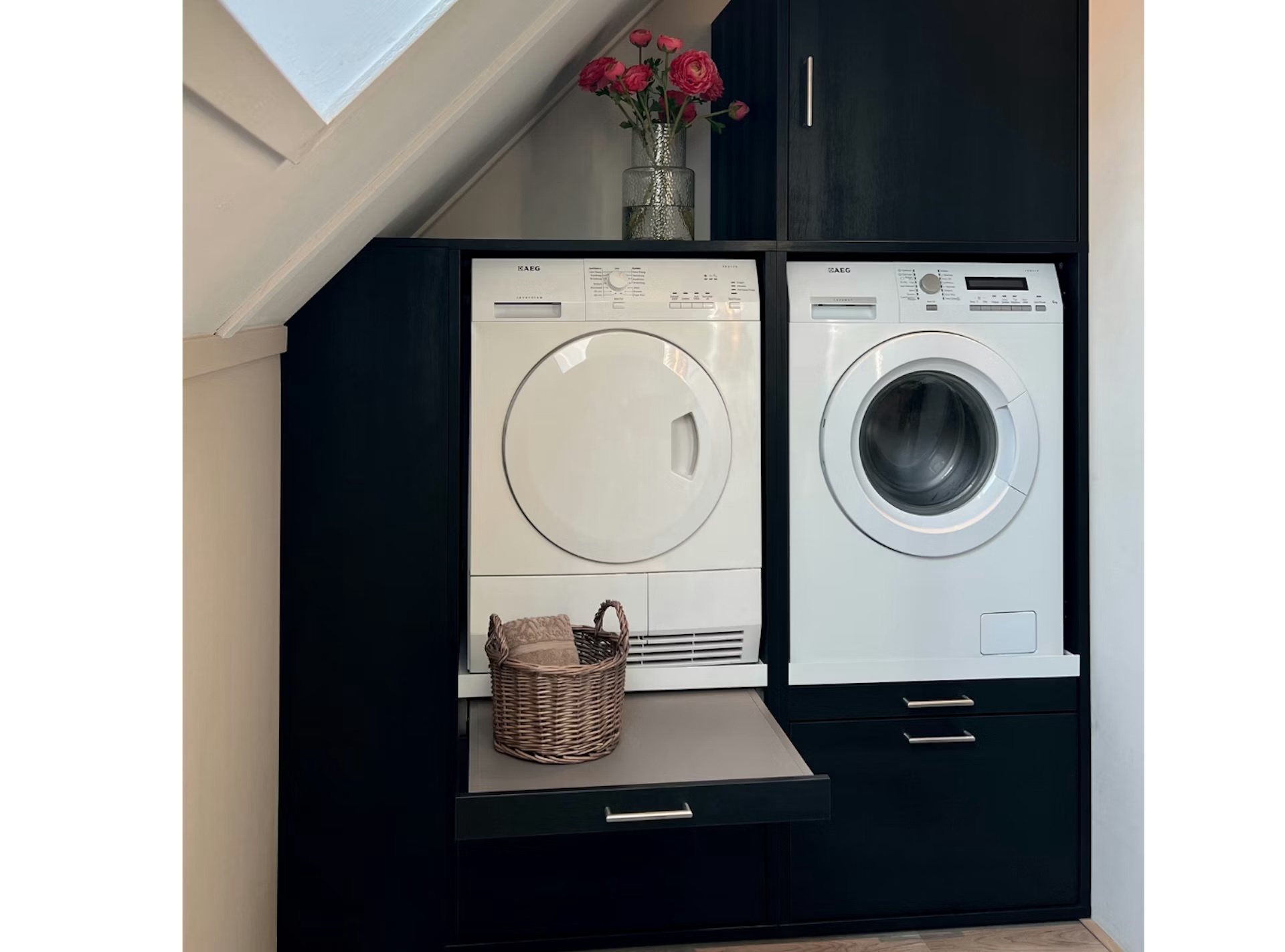 Wastoren wasmachine kast WSCS1462-S original 2.1 - zwart eiken.