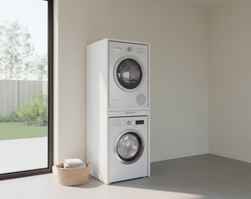 Wastoren wasmachine kast WSTT185 Slimline 3.0 - wit.