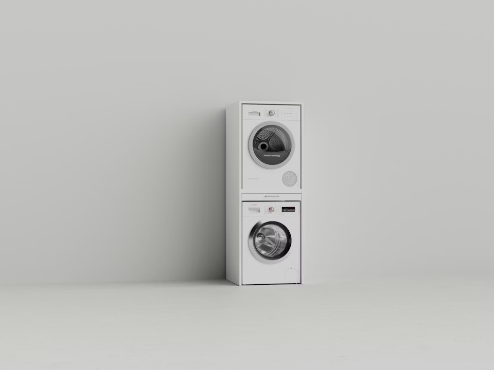 Wastoren wasmachine kast WSTT185 Slimline 3.0 - wit.