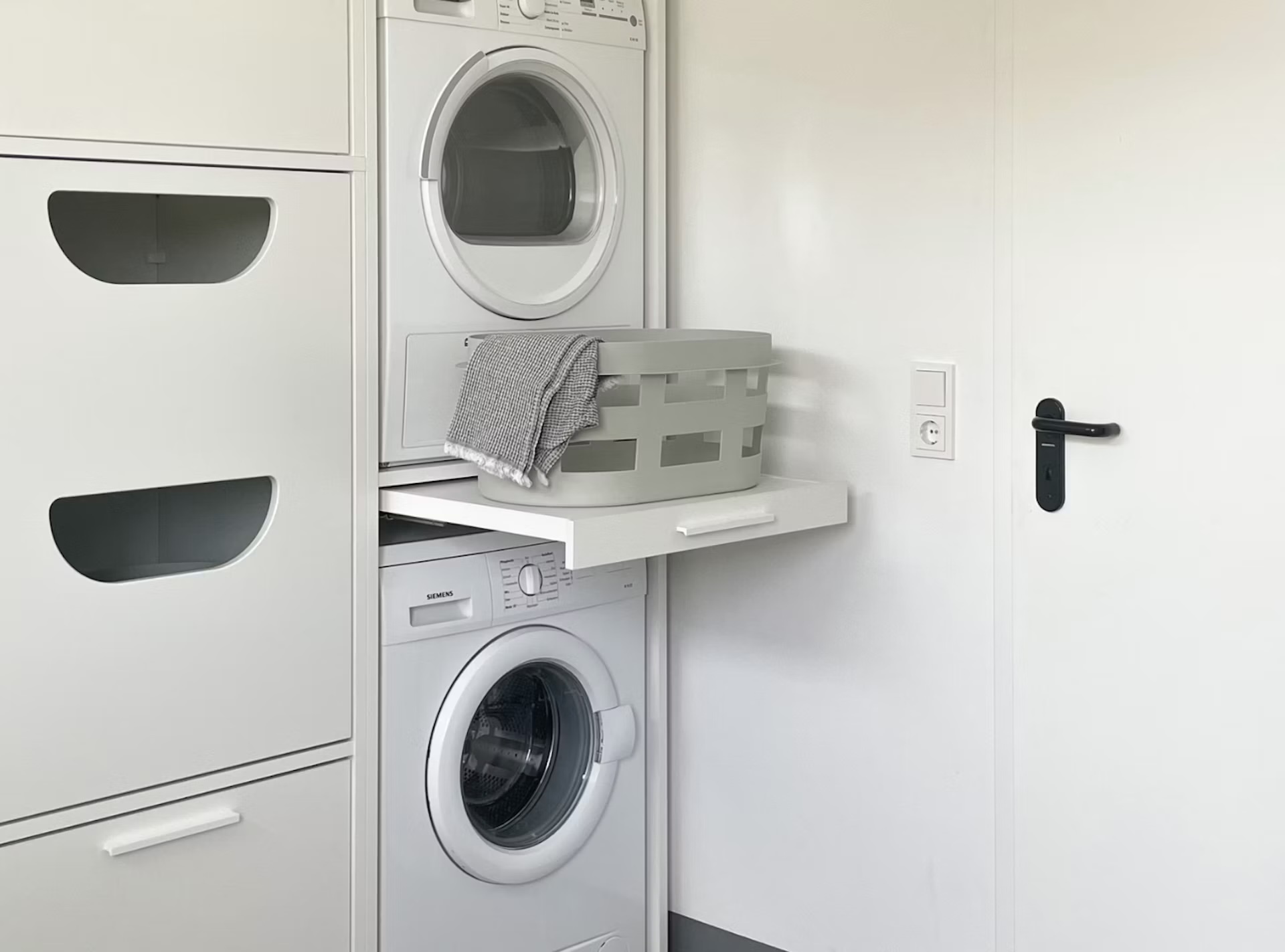 Wastoren wasmachine kast WSTT185 Slimline 3.0 - wit.