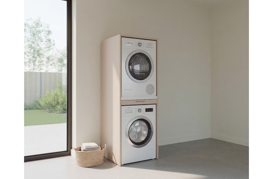 Wastoren wasmachine kast WSTT185-K Slimline 3.0 - beige.