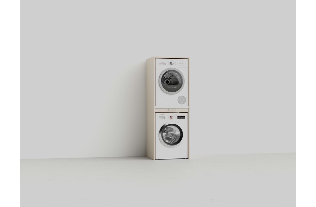 Wastoren wasmachine kast WSTT185-K Slimline 3.0 - beige.