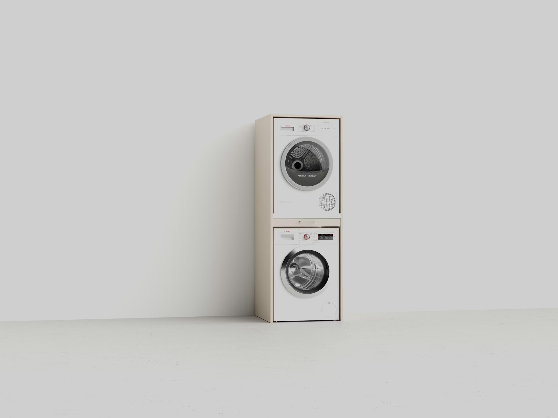 Wastoren wasmachine kast WSTT185-K Slimline 3.0  - beige.