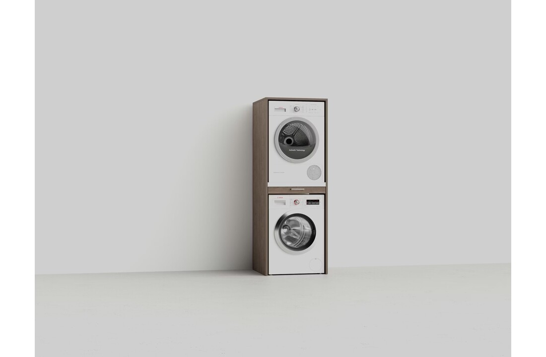 Wastoren wasmachine kast WSTT185-E Slimline 3.0 - naturel eiken.