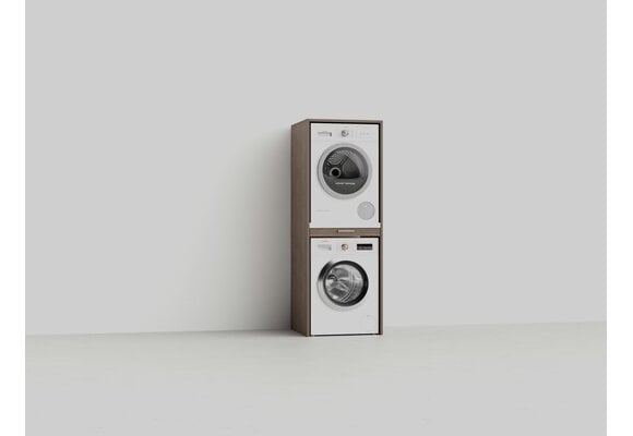 Wastoren wasmachine kast WSTT185-E Slimline 3.0  - naturel eiken.