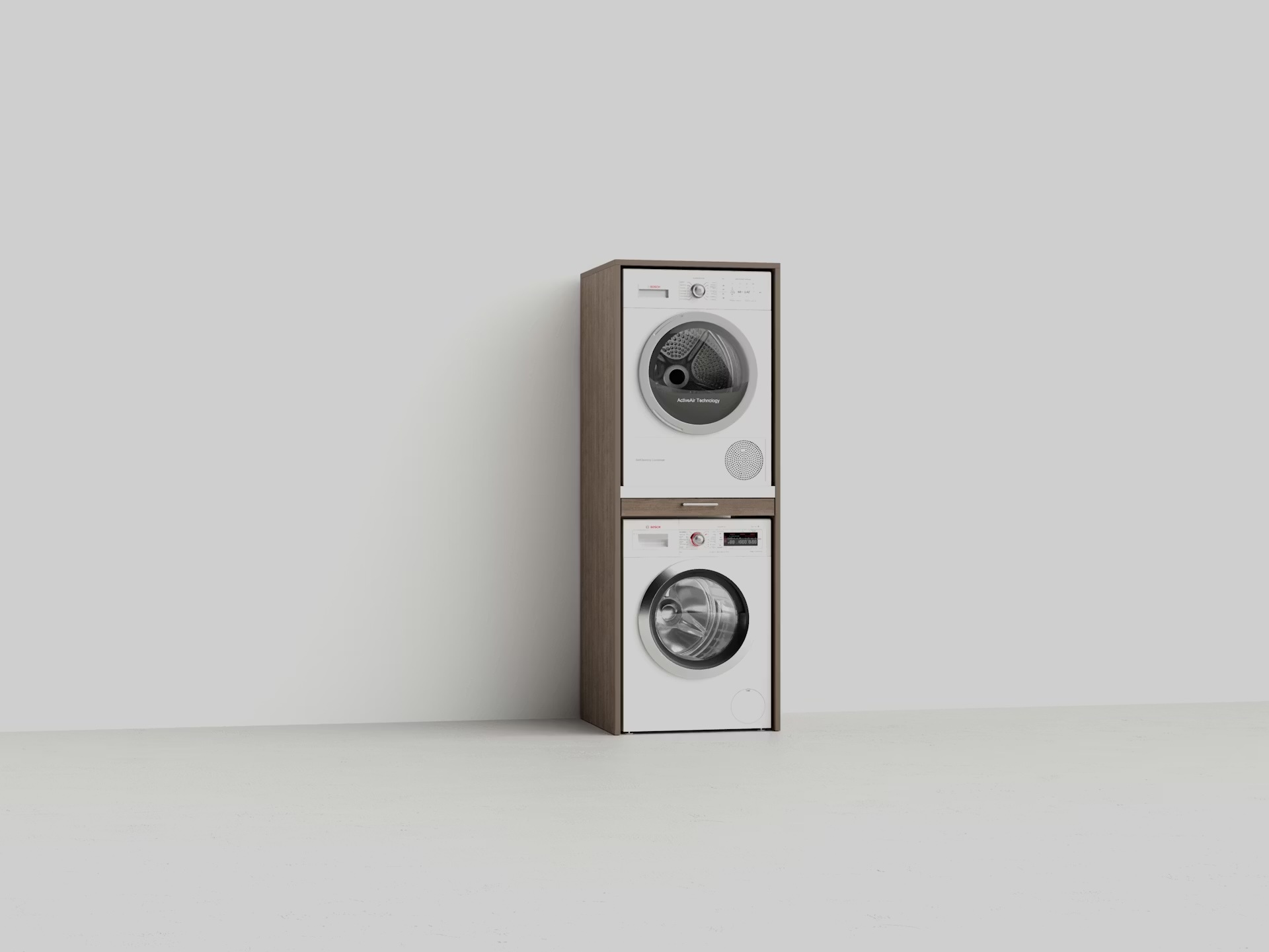 Wastoren wasmachine kast WSTT185-E Slimline 3.0  - naturel eiken.