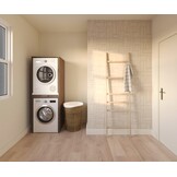 Wastoren wasmachine kast WSTT185-E Slimline 3.0  - naturel eiken.