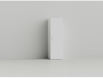 Wastoren hoge opbergkast WSCH207-60  - wit.