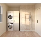 Wastoren hoge opbergkast WSCH207-60-K  - beige.