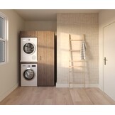 Wastoren hoge opbergkast WSCH207-60-E  - naturel eiken.