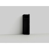 Wastoren hoge opbergkast WSCH207-60-S  - zwart eiken.