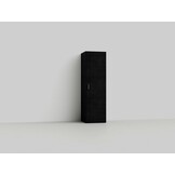 Wastoren hoge opbergkast WSCH207-60-S  - zwart eiken.