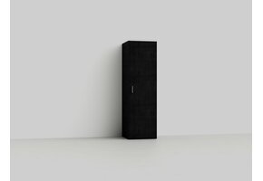 Wastoren hoge opbergkast WSCH207-60-S - zwart eiken.