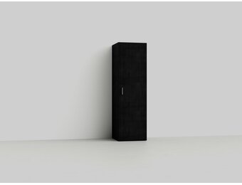 Wastoren hoge opbergkast WSCH207-60-S  - zwart eiken.