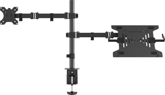Neomounts by Newstar Flat Screen & Notebook Desk Mount (clamp/grommet) - TV muurbeugel