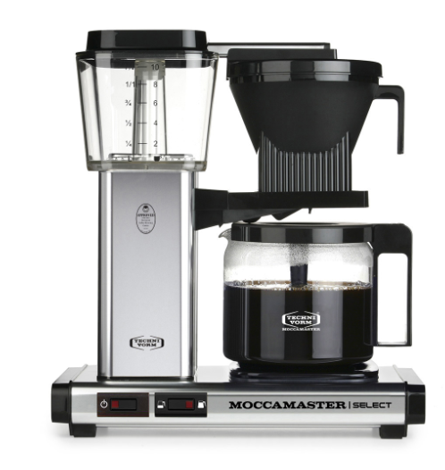 Moccamaster KBG Select (Polished Silver) - Koffiezetapparaat