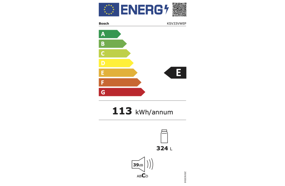Bosch KSV33VWEP - Vrijstaande koelkast