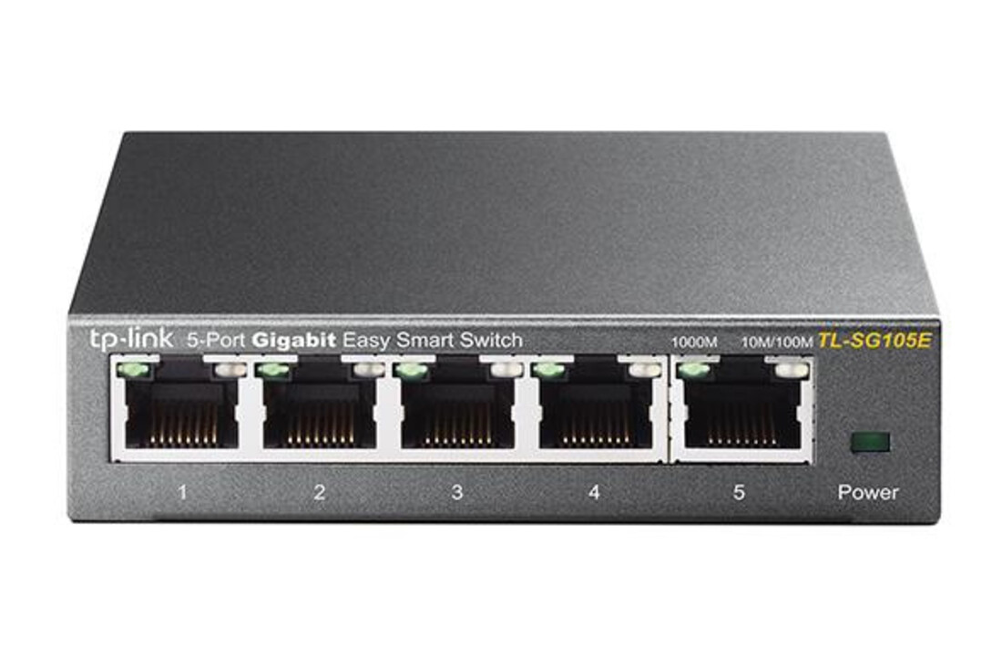 TP-Link TL-SG105E 5-poorts Gigabit Easy Smart - Netwerk switch