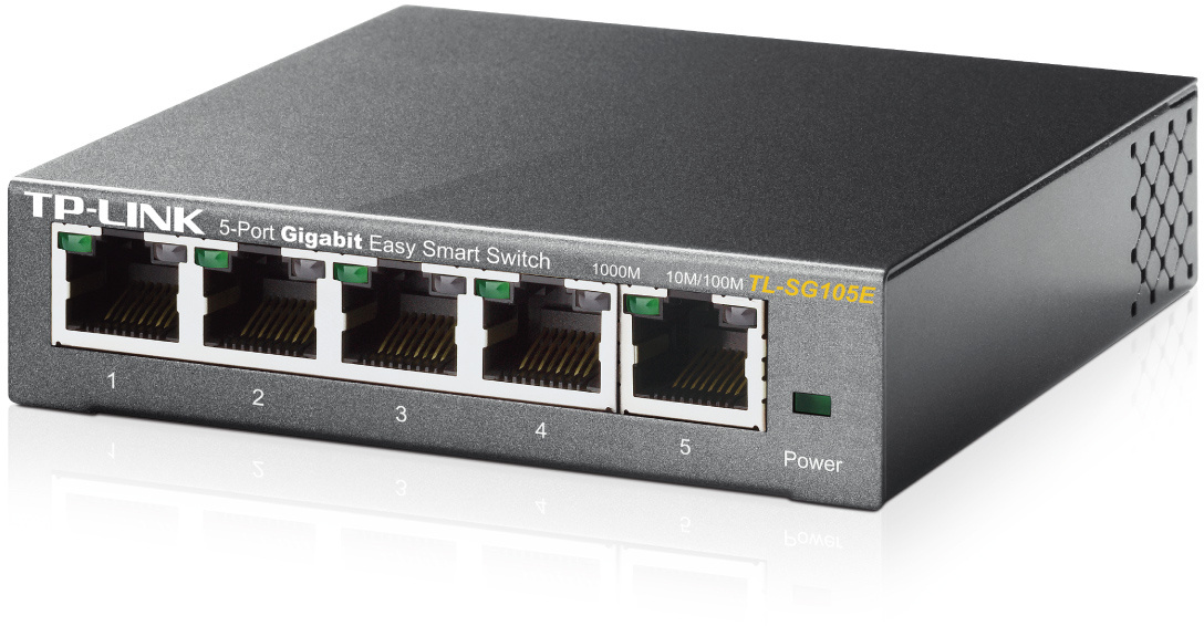 TP-Link TL-SG105E 5-poorts Gigabit Easy Smart - Netwerk switch