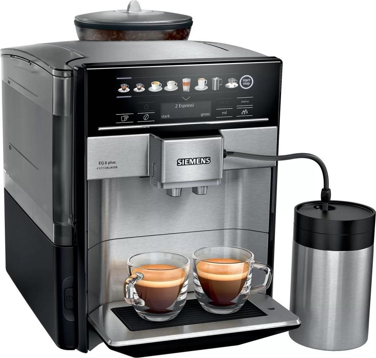 Siemens EQ.6 Plus extraKlasse TE657F03DE - Koffiemachine