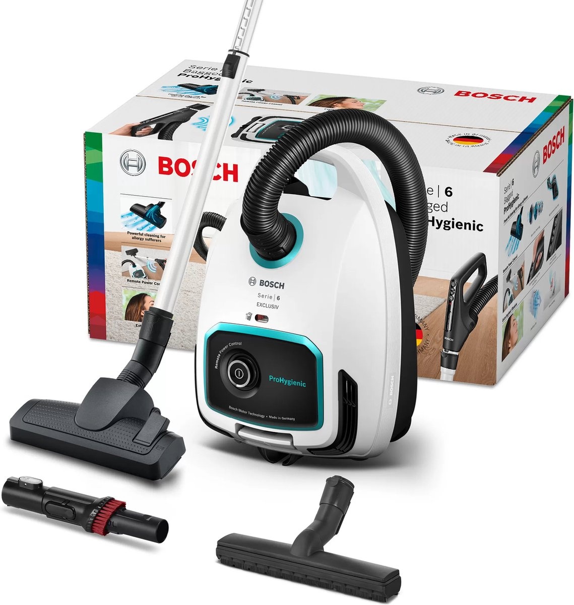 Bosch Serie 6 ProHygienic BGL6HYG2 - Stofzuiger met zak