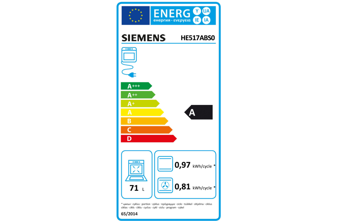 Siemens HE517ABS0 - Inbouw oven
