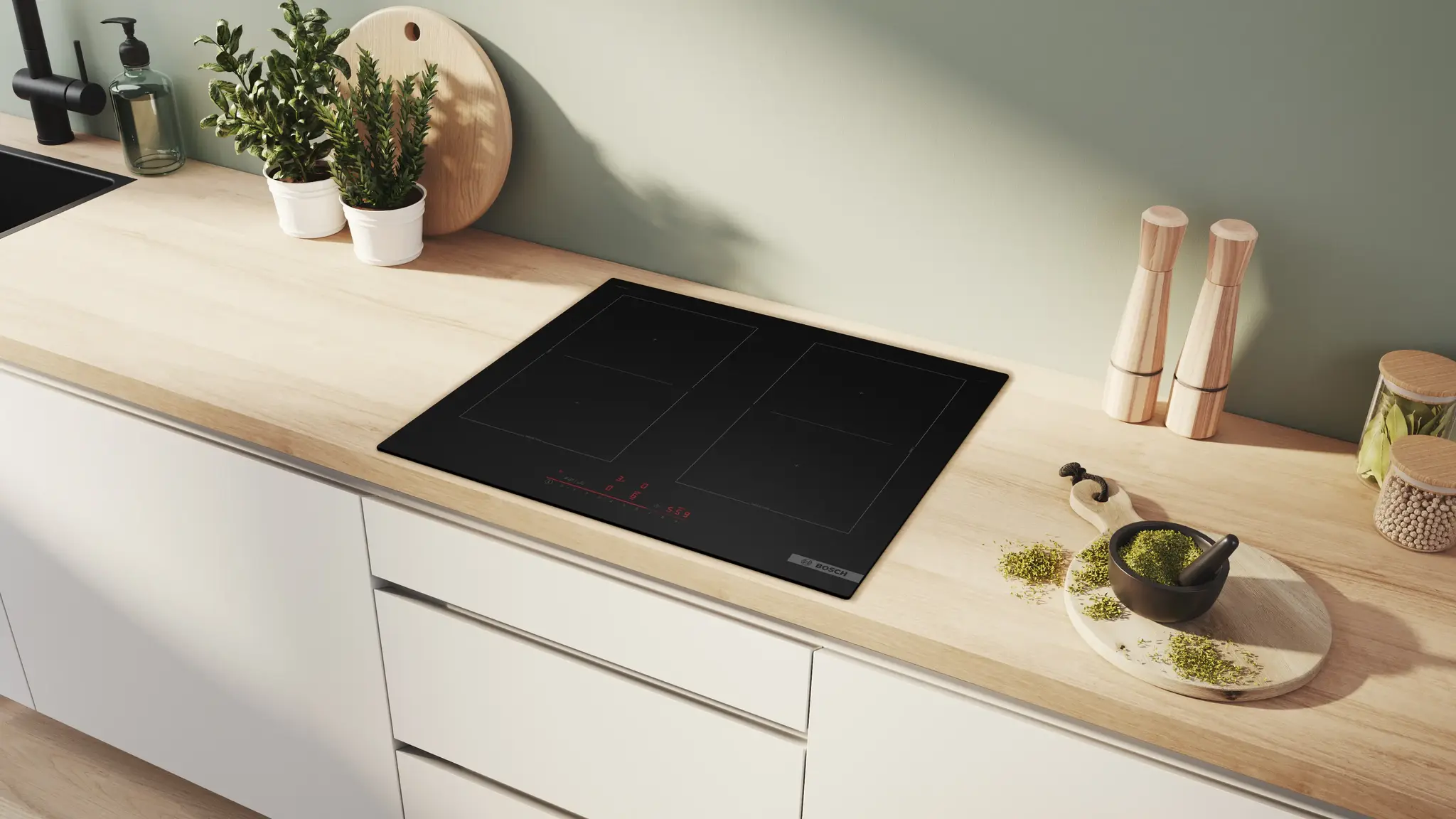 Bosch PVQ61CHB1E Serie 6 - Inbouw inductiekookplaat 60 cm.