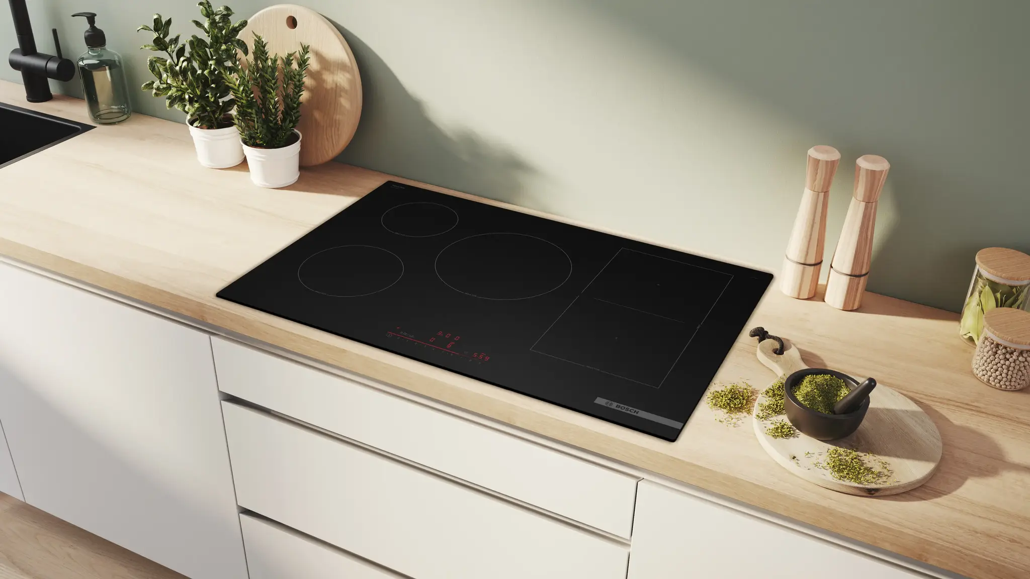 Bosch PVW81CHB1E Serie 6 - Inbouw inductiekookplaat 80 cm.