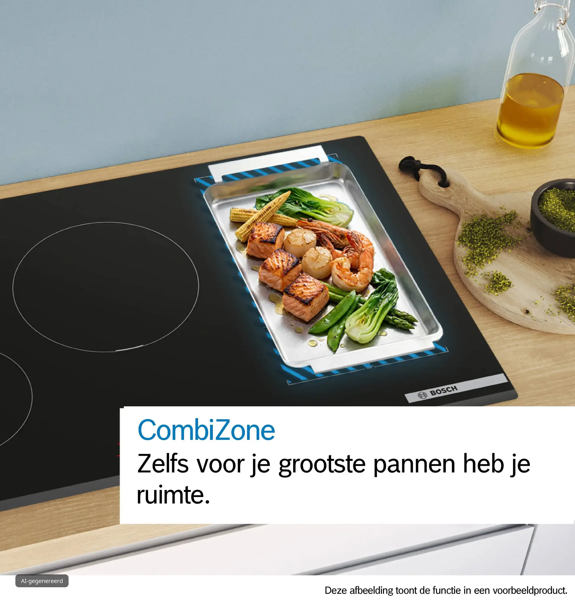 Bosch PVW81CHB1E Serie 6 - Inbouw inductiekookplaat 80 cm.