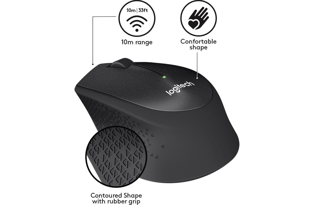 Logitech M330 Silent Plus - Muis