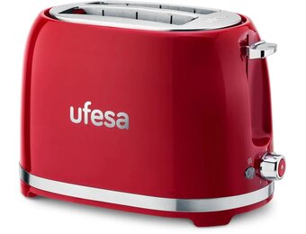 Ufesa Classic PinUp Rood - Broodrooster