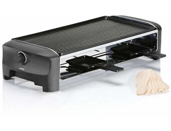 Princess 162840 Raclette 8 Grill and Teppanyaki Party - Gourmetstel