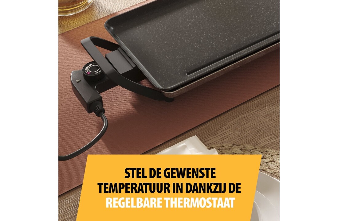 Tristar BP-2669 Slim XL - Bakplaat