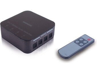 Marmitek Connect TS41 Toslink Digital Audio Switch 4x1