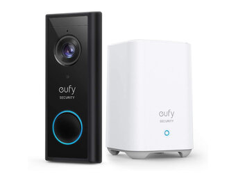 Eufy S220 Video Doorbell 2K (Batterij) + Homebase 2 - Deurbel