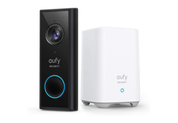 Eufy S220 Video Doorbell 2K (Batterij) + Homebase 2 - Deurbel