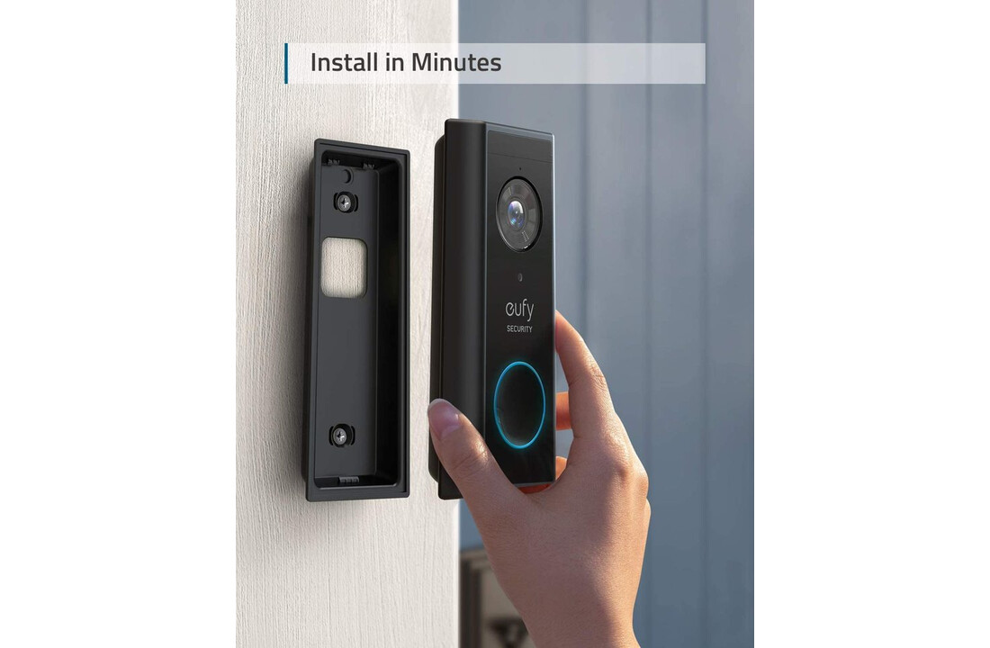 Eufy S220 Video Doorbell 2K (Batterij) + Homebase 2 - Deurbel