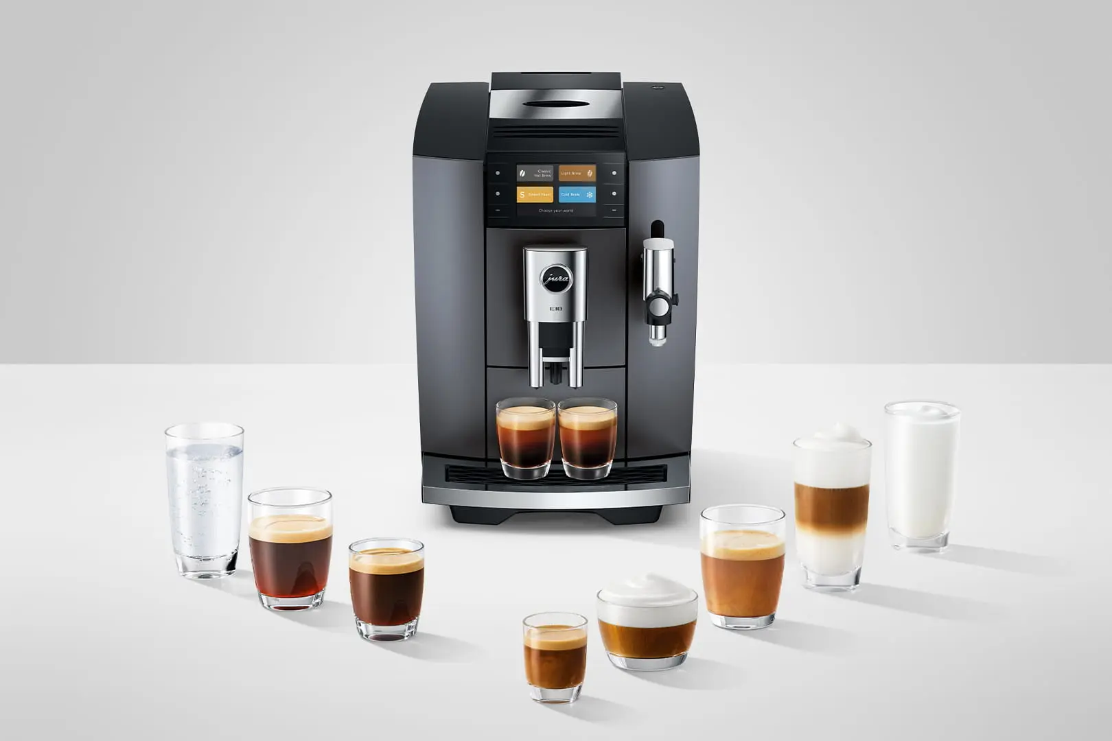 JURA E10 Onyx Grey (EA) - Koffiemachine.