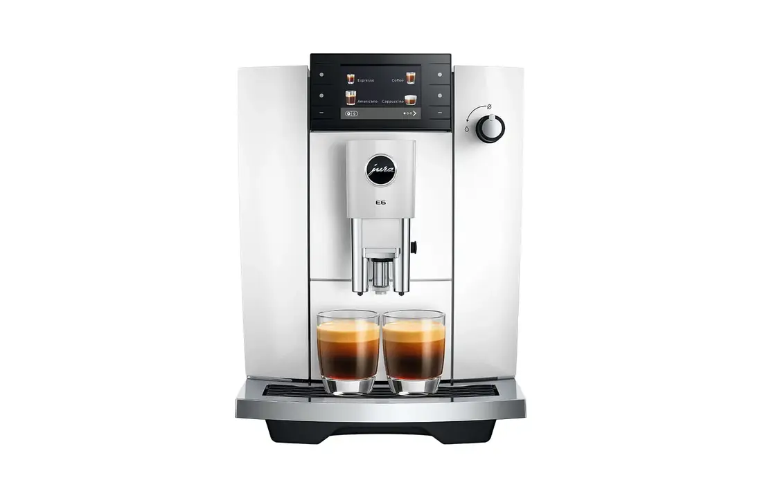 JURA E6 Piano White (ED) - Koffiemachine.