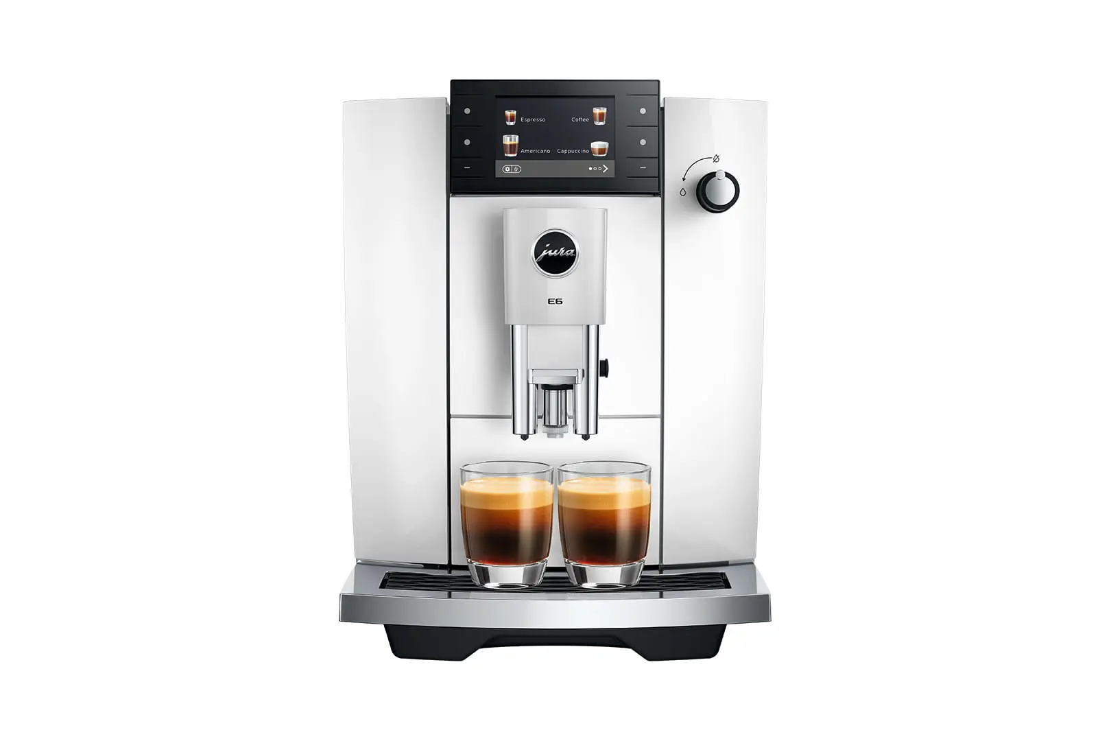 JURA E6 Piano White (ED) - Koffiemachine.