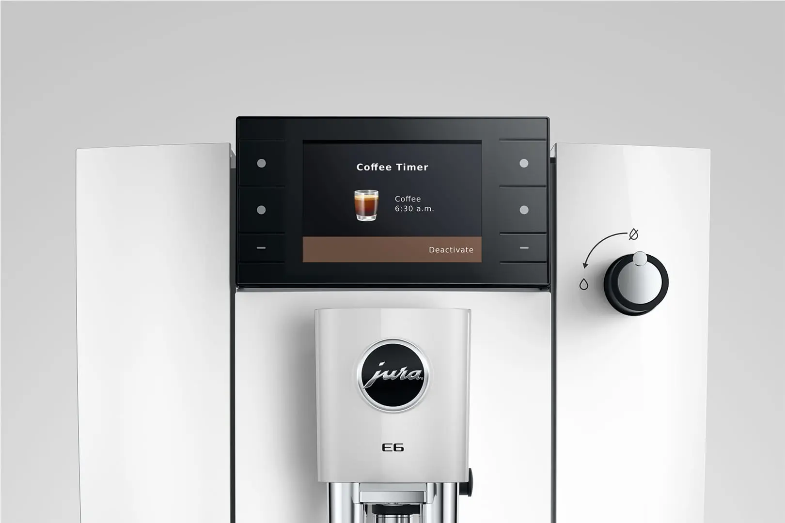 JURA E6 Piano White (ED) - Koffiemachine.
