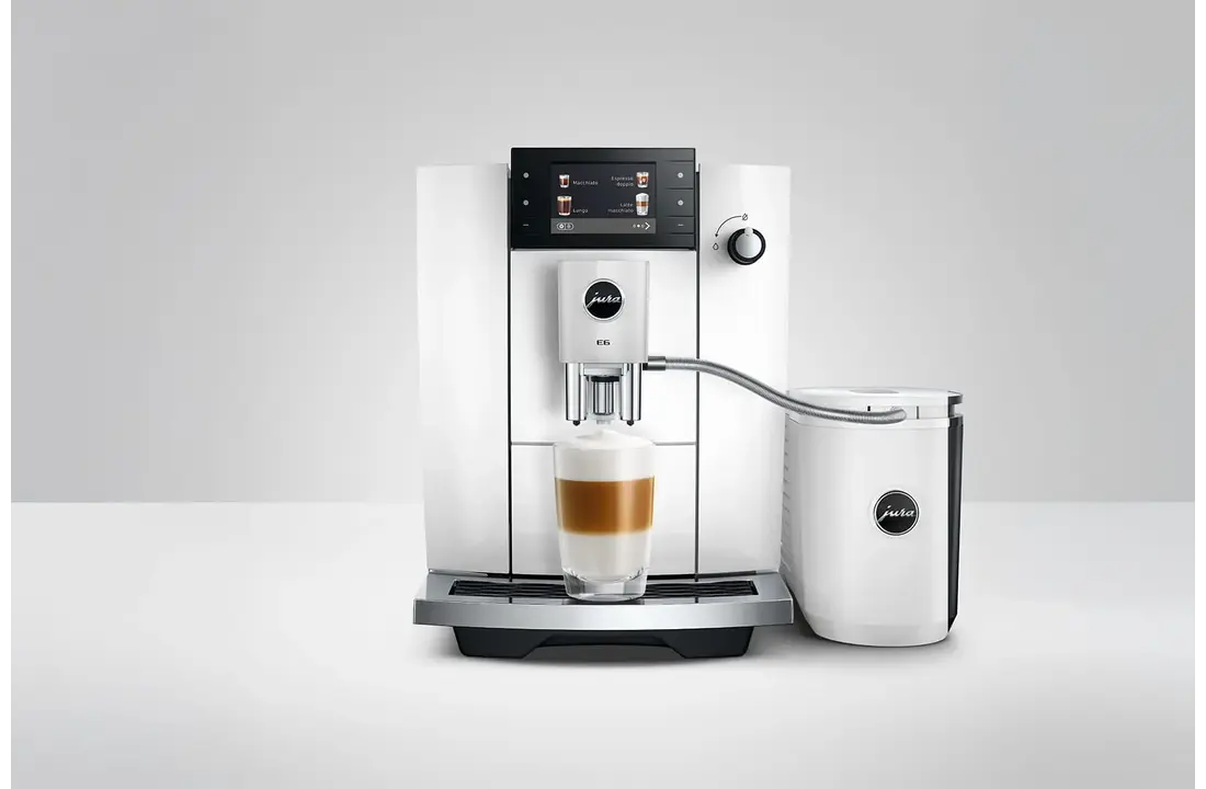 JURA E6 Piano White (ED) - Koffiemachine.