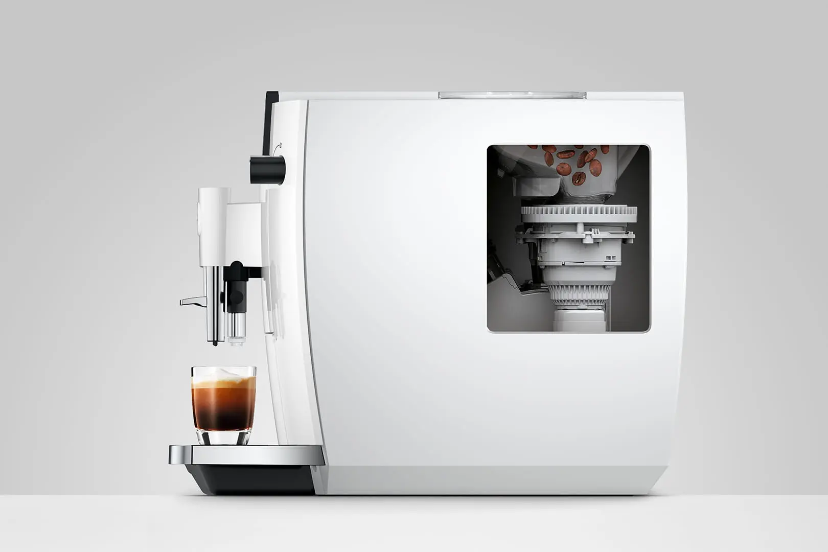 JURA E6 Piano White (ED) - Koffiemachine.