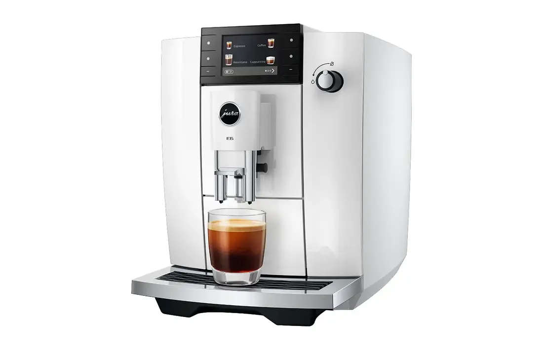 JURA E6 Piano White (ED) - Koffiemachine.