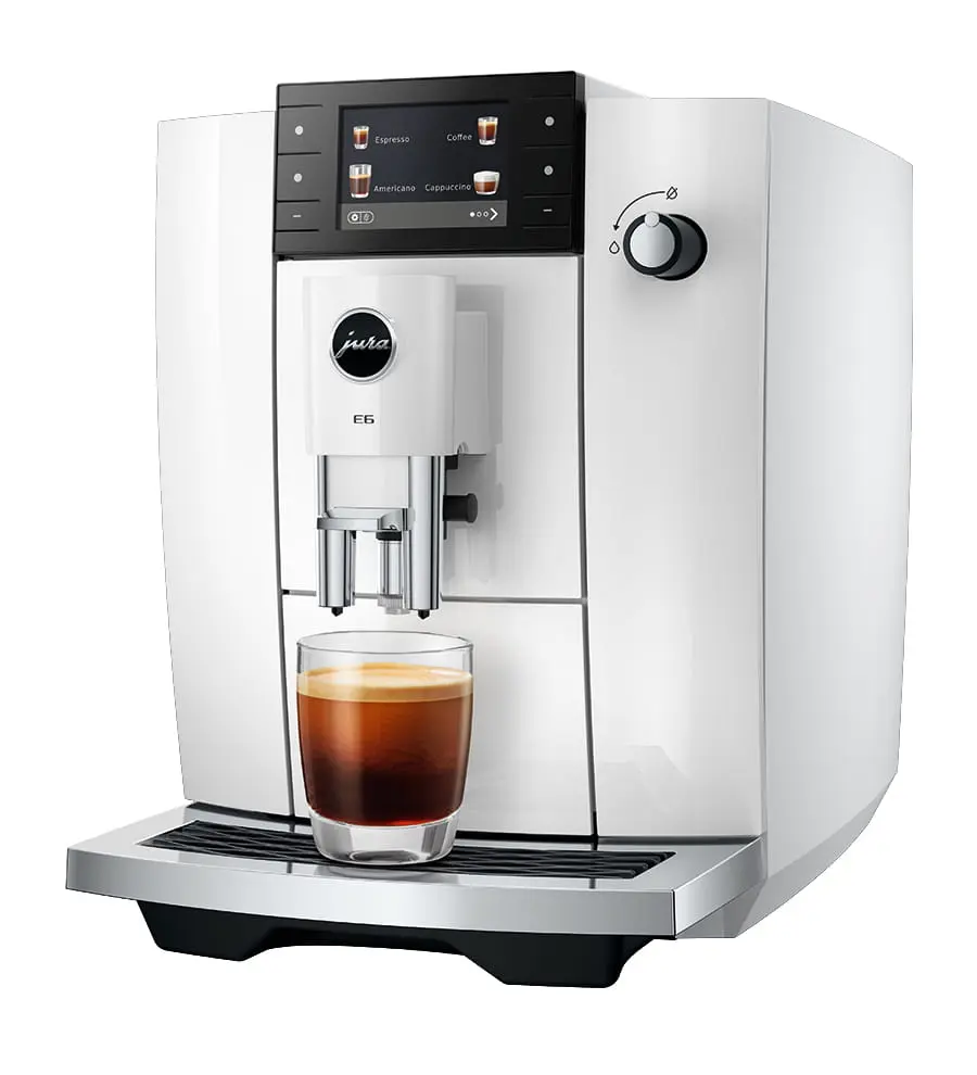JURA E6 Piano White (ED) - Koffiemachine.