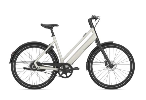 Gazelle Curb C1 S1 360Wh Dames - Ivory White (glans)