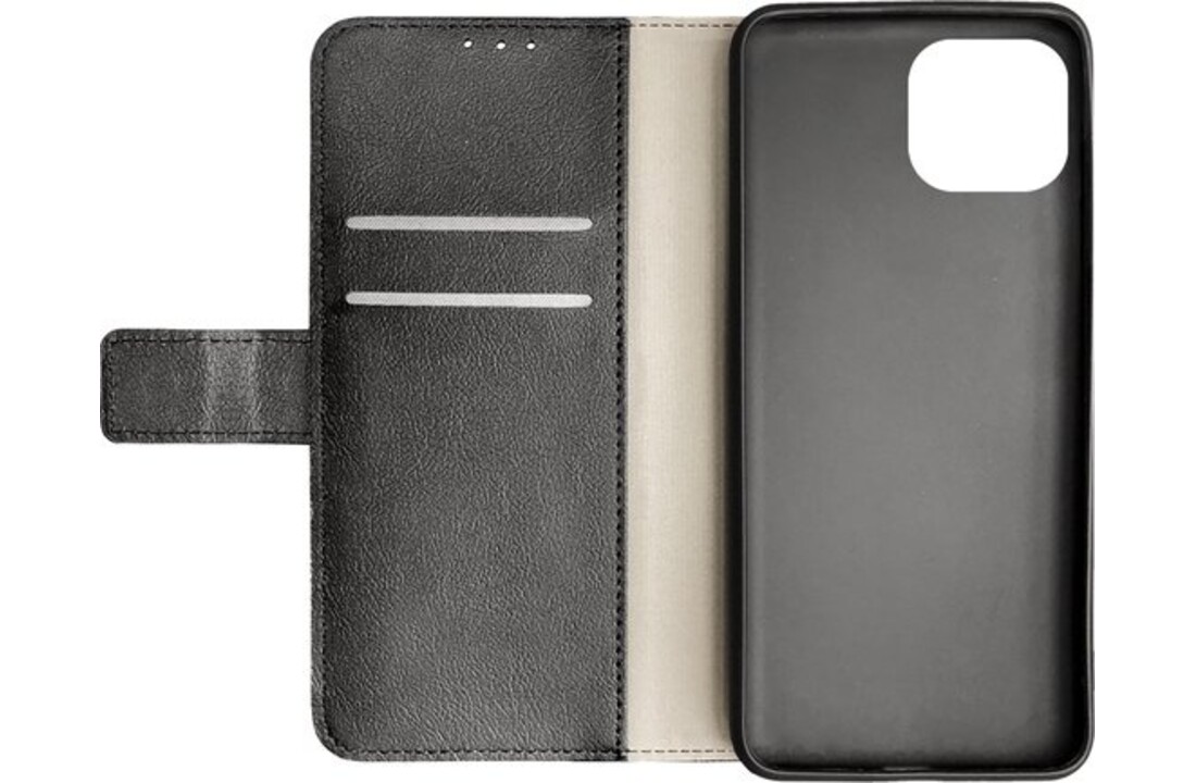 Just in Case Wallet Classic voor iPhone 14 Zwart - Telefoonhoesje