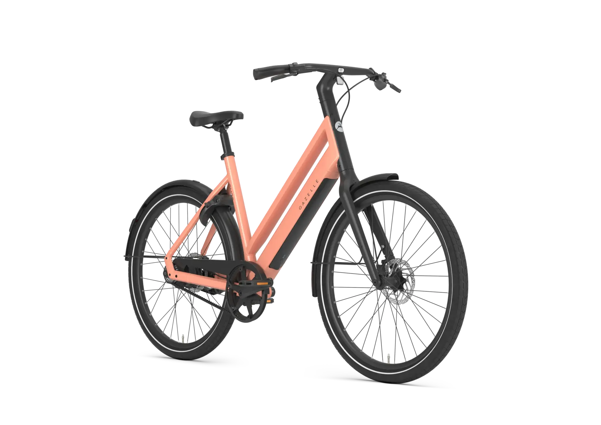 Gazelle Curb C1 S1 360Wh Dames - Soft Peach (glans)