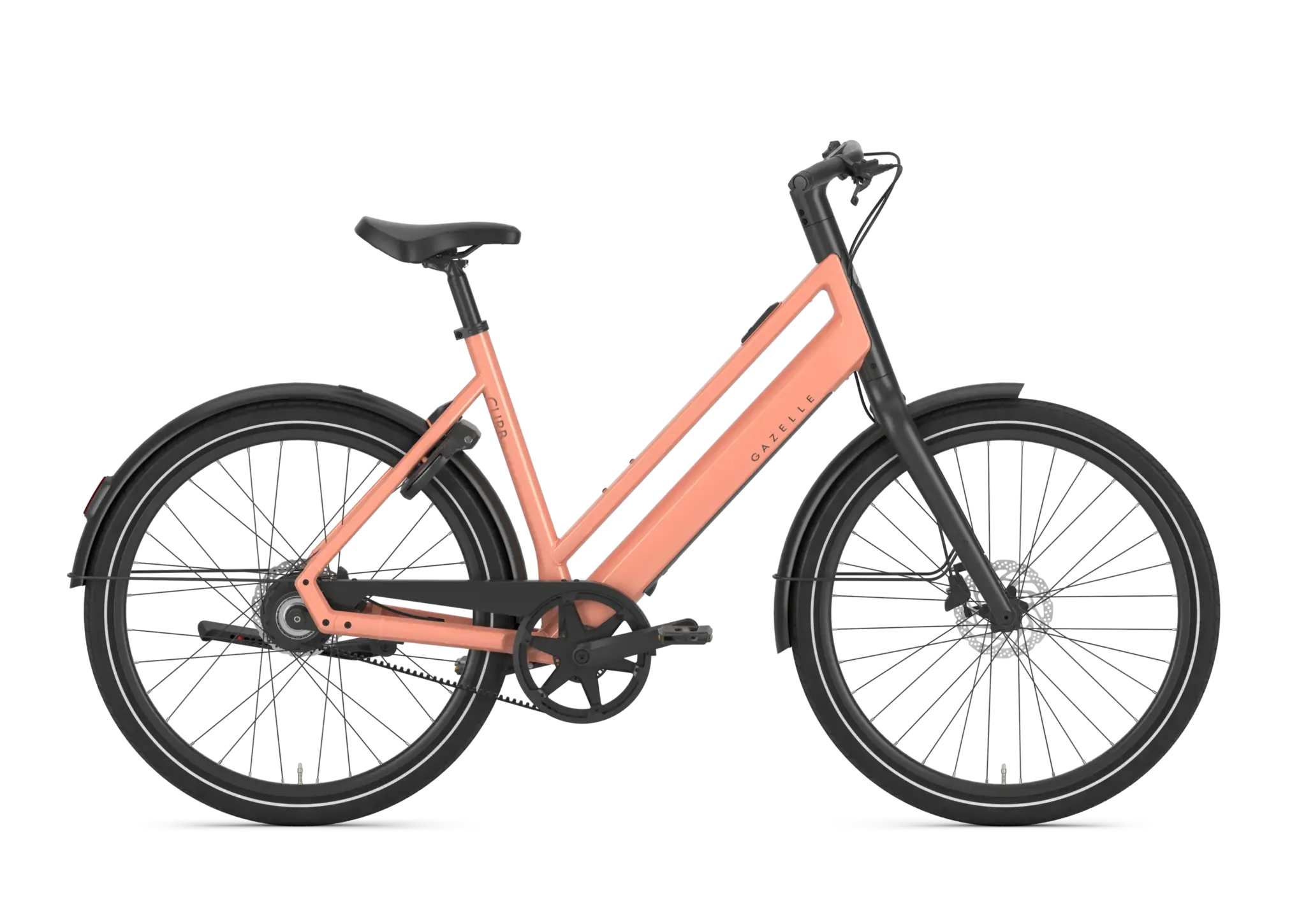 Gazelle Curb C1 S1 360Wh Dames - Soft Peach (glans)
