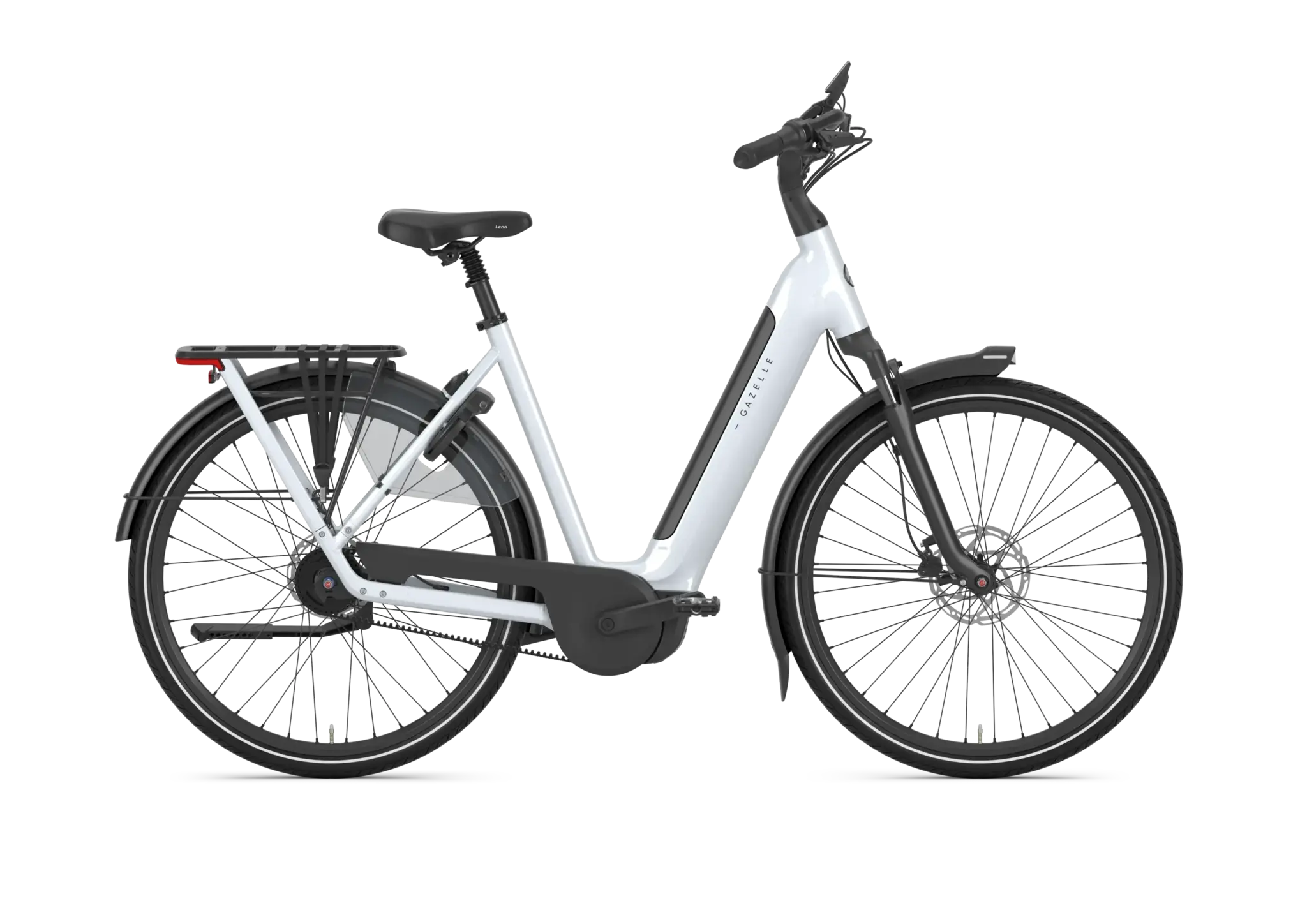Gazelle Grenoble C5+ S5 540 Wh Dames - Frozen White